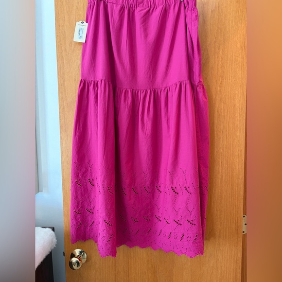 #254 NWT. St. John's Bay Vibrant Pink A-Line Skirt. Size XXL. Beautiful Skirt - Picture 6 of 12